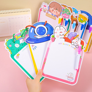Children's cartoon erasable drawing board kindergarten early education double-sided writing graffiti drawing board student erasable writing message board