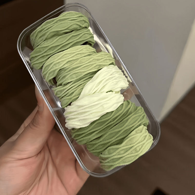 Tela de goma simple y duradera de alta elasticidad para mujeres, anillo de cabello para niños, cordón de cabello no lesiones, accesorios para el cabello diarios versátiles