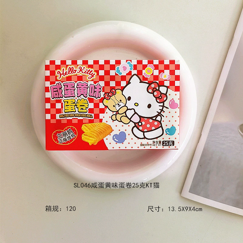 Набор снеков (Sanrio Hello Kitty) — печенье, вафли и рулеты, многосерийный праздничный подарок