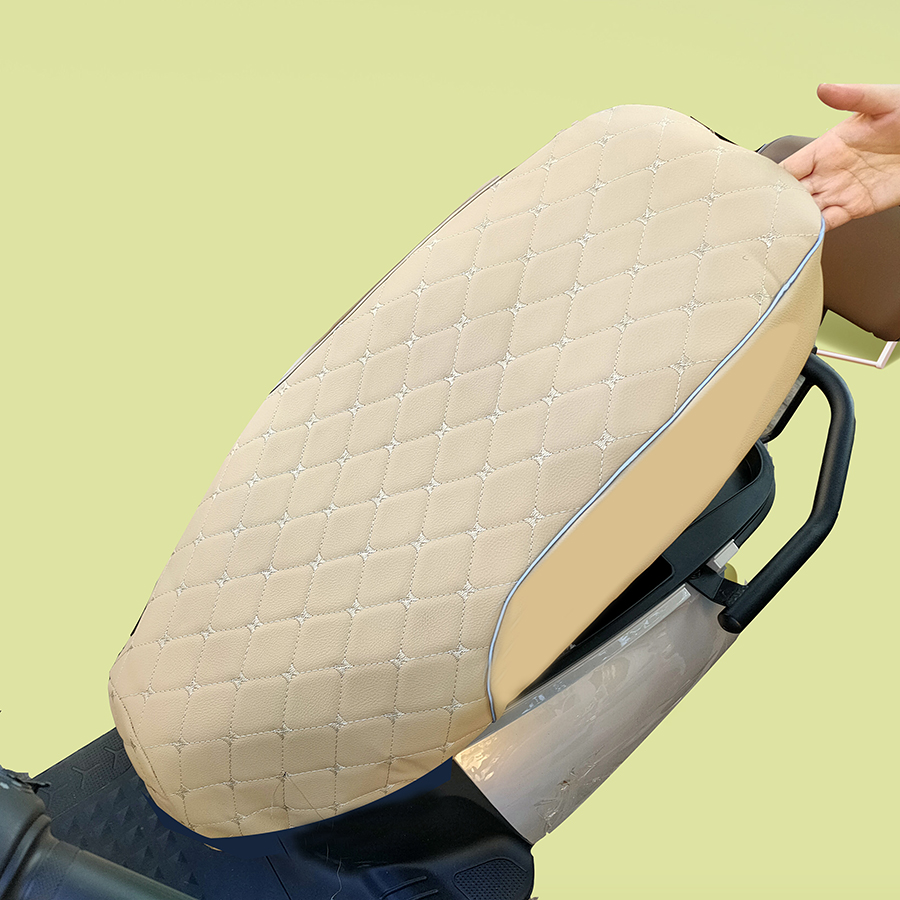 Suitable for Haojue Vf125/Vh125/Vf100/Yuzuan Motorcycle Waterproof Seat Cover Thickeneded Leather Sun Protection Seat Cover
