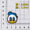 Q version of Donald Duck head (height 2.8*width 2.5)