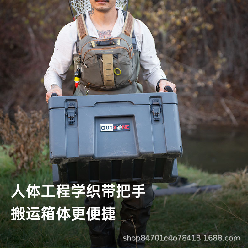 OUTZONE self-driving car roof luggage box SUV off-road tactical equipment box outdoor vehicle storage box 83L