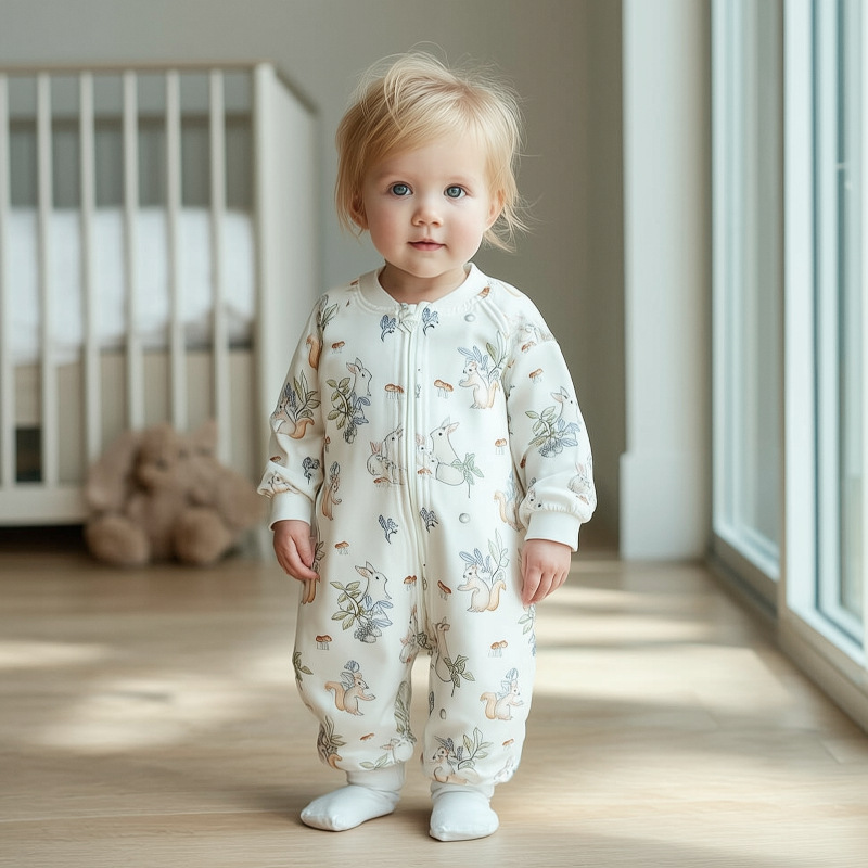 Anti-Kick Quilt Artifact Baby Gauze Pajamas Air-Conditioned Room Baby Sleeping Bag Spring and Summer Thin Kidsren's Split-Leg Sleeping Bag All Year Round