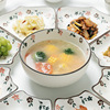 New Year's Eve Ceramics Family Reunion Bowl Pilep Pack Combination Group Dinner Dinner Table Fire Hot Pot New Year Cooking Furnishing Set
