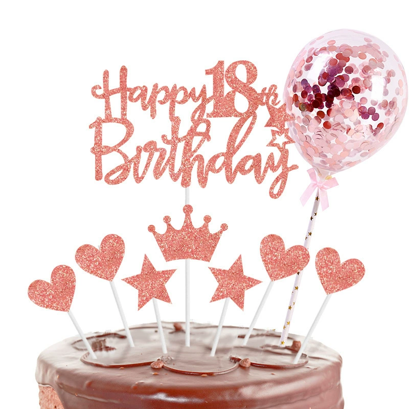 5-дюймовый воздушный шар торт декоративный золотой розой