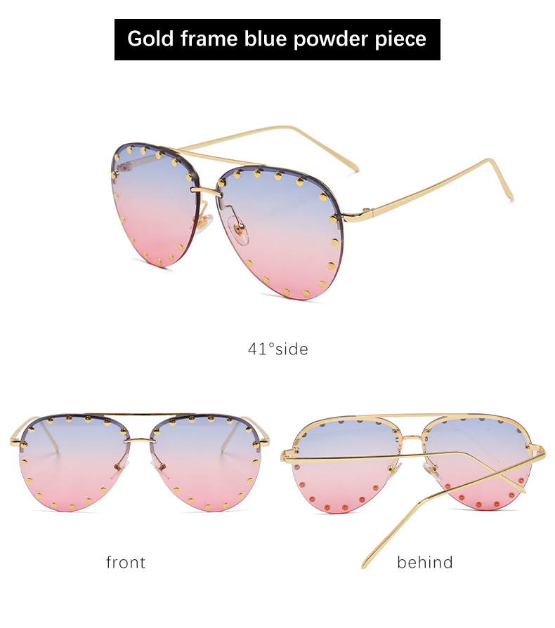 60g Weight Half Frame Glasses Structure Sunglasses Classification PC, UV400 Protection Lens Material toad glasses Glasses Style Outdoor, Beach Occasion Geometric Pattern Unisex Gender Vintage Style, Classic Style Style Vintage Style Classic Style Geometric PC UV400 Protection Toad Glasses Half Frame Women's Sunglasses 10