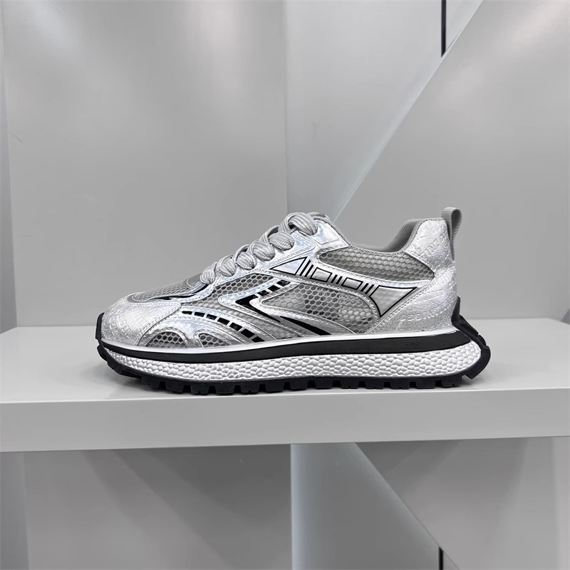 Light Luxury Casual Shoes For Men Spring And Summer Mesh Sneakers_voghion.com
