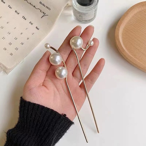  new high-end pearl hairpins for women, modern simple hairpins, internet celebrity hairpins, hair accessories, headwear wholesale