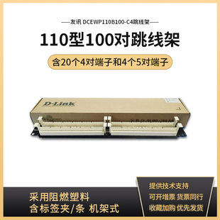 D-Link/Youxun DCEWP110B100-C4 110 type 100 pairs rack jumper frame with connecting block