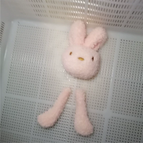 Pink with the rabbit head