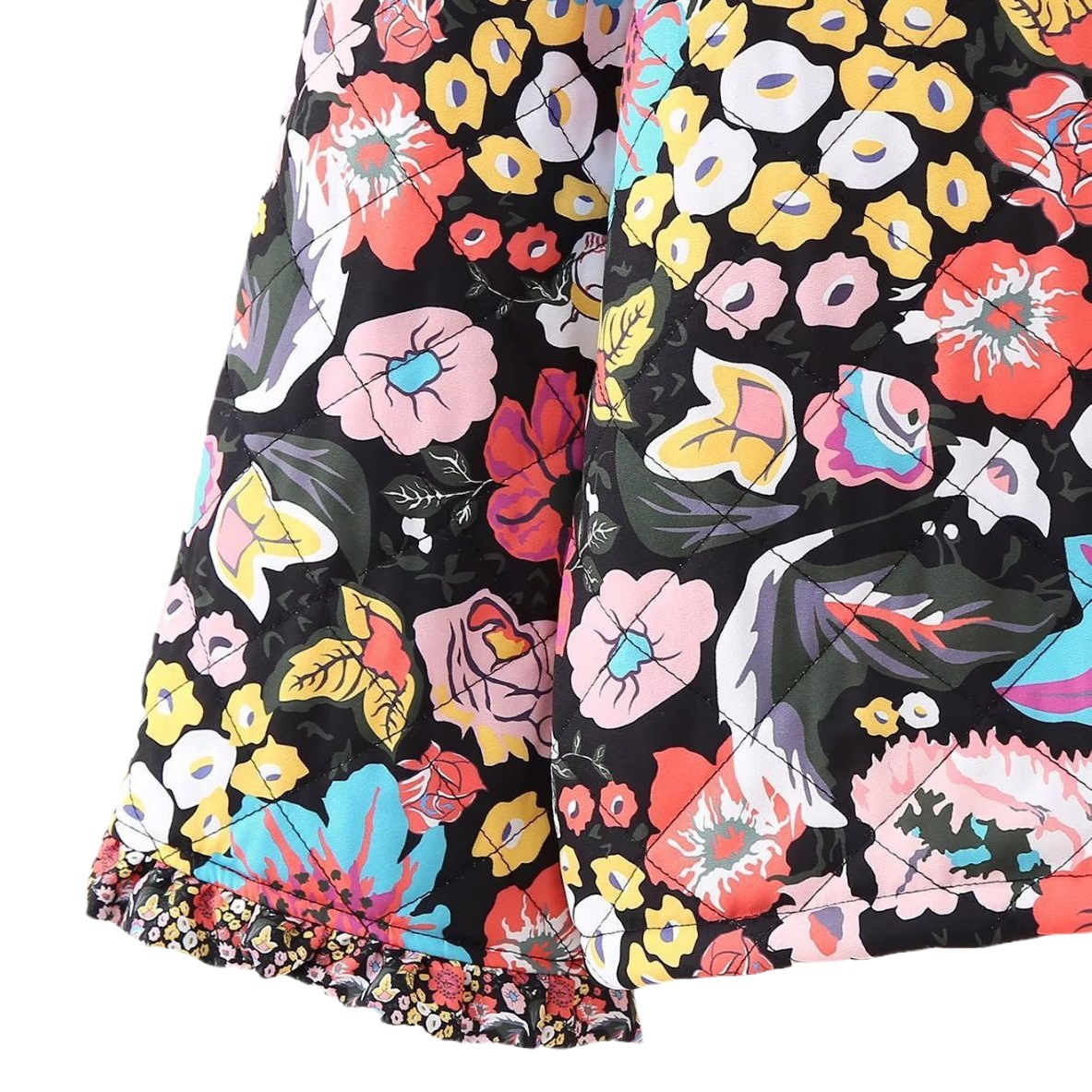 Comercio electrónico transfronterizo. Lana de cordero acolchado algodón impreso abrigo Amazon AliExpress Comercio exterior ropa las mujeres 5774