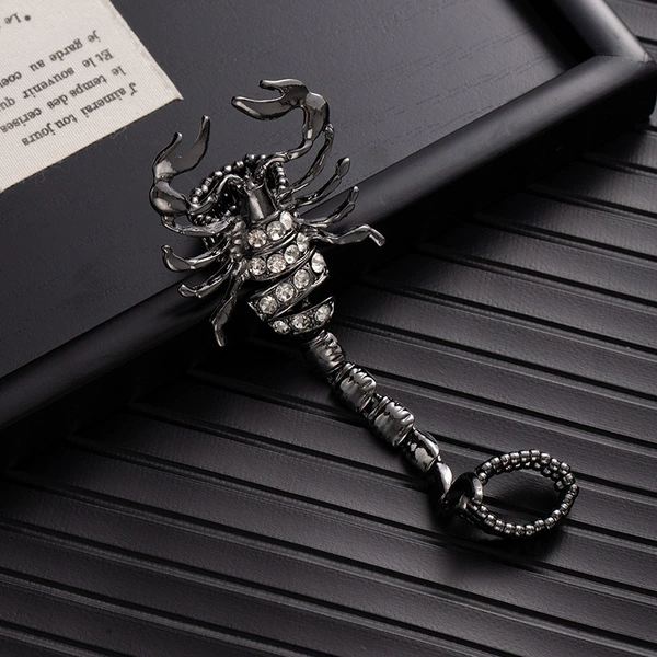 J321-2 Gun Black Scorpion Mittens Bracelet
