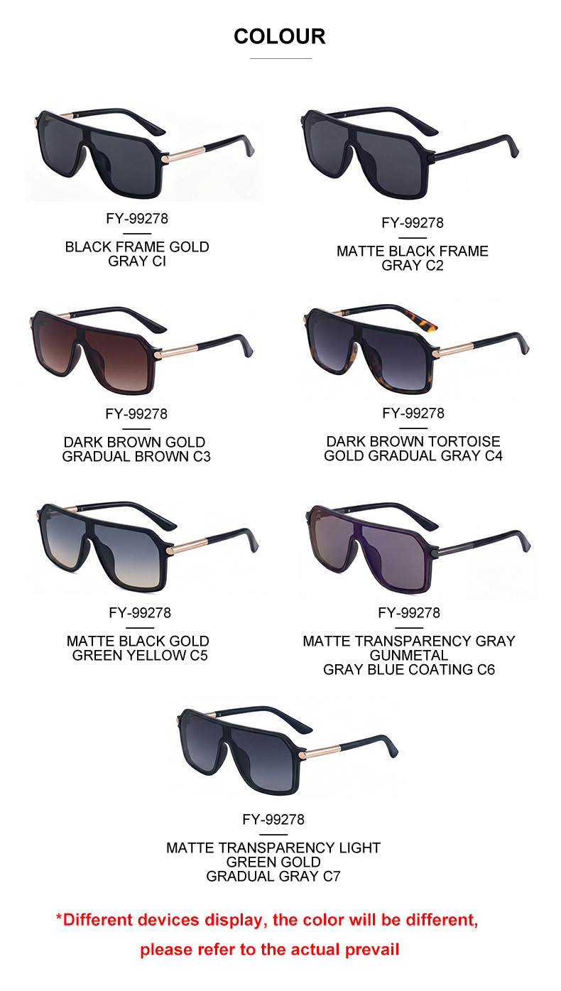 Steampunk Einteilige Schild Sonnenbrille Männer 2026 Luxus Marke Vintage Übergroßen Metall Großen Rahmen Sonnenbrille für Männliche Sport brillen – Detail 7