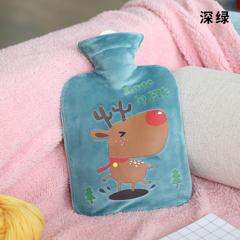 Le Shangxing Xiaomengxing bolsa de agua caliente de invierno calentamiento manos y pies calentamiento bolsa de agua caliente fuente de fábrica venta caliente transfronteriza