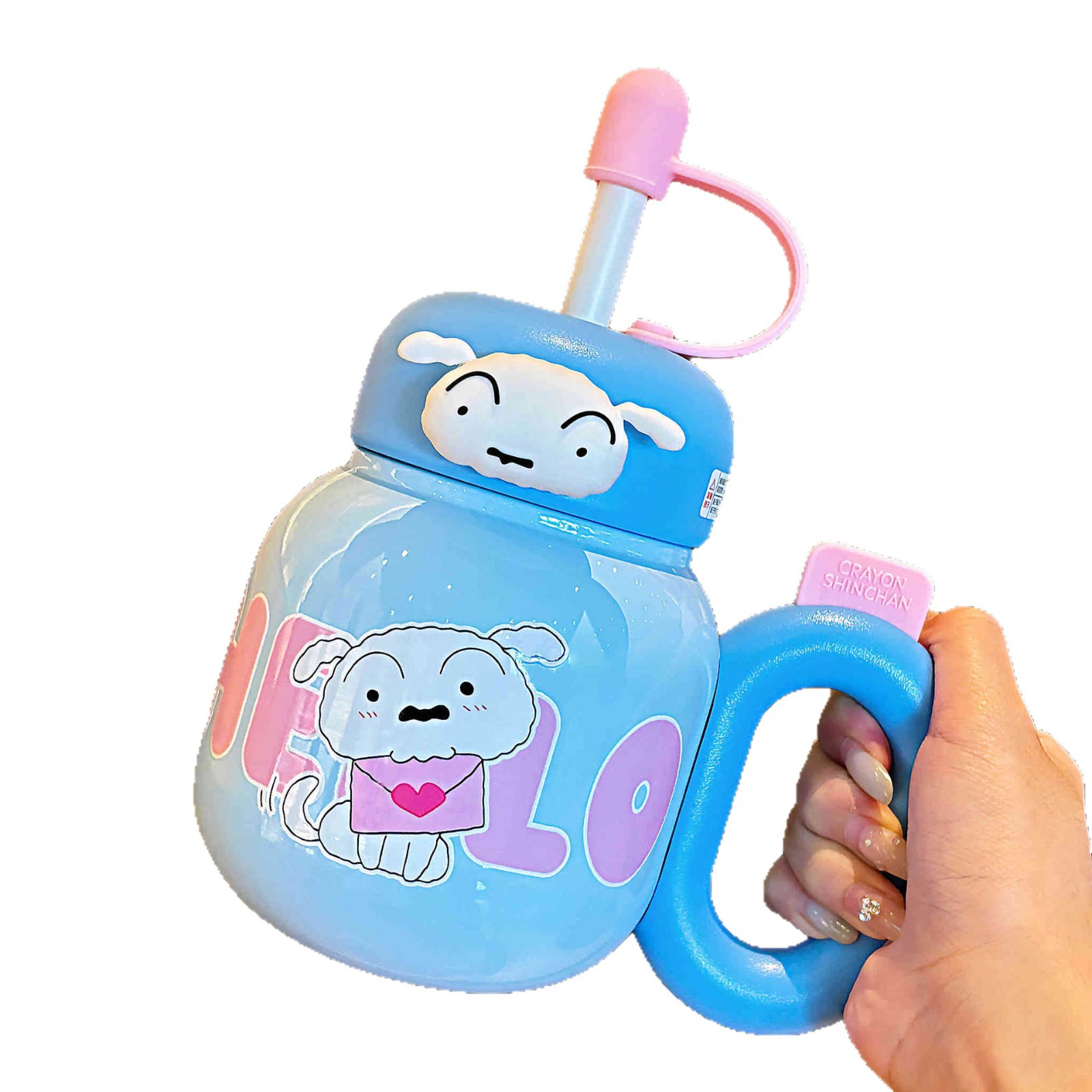 Crayón pequeño nuevo 316 taza de acero inoxidable con mango de aislamiento térmico de aislamiento frío de hielo taza 2025 nuevo