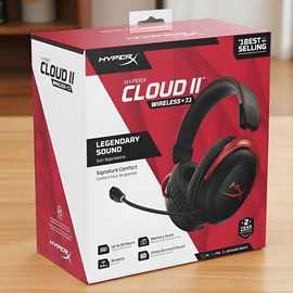 极度未知HyperX头戴式飓风2游戏7.1声卡降噪电竞耳机有线耳罩式无