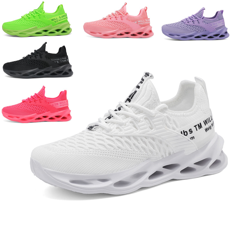 Cuishenhao Sınır Ötesi Nefes Alabilir Günlük Flyknit Bıçaklı Çift Açık Hava Sporları Koşu Hafif Erkek Ayakkabıları_voghion.com