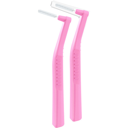 Medical interdental brush L-shaped interdental brush ultra-fine soft bristles orthodontic special disposable bracket gap cleaning interdental brush