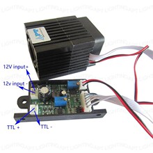 RGB灯可调焦300mw 532nm绿色绿光激光模组 带TTL驱动板 DIY