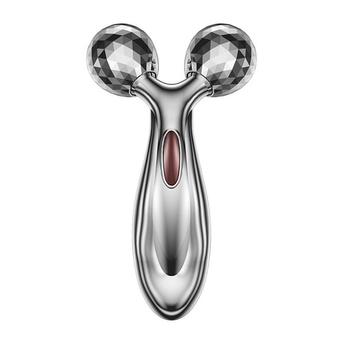 Cross-border face-slimming artifact V-face massage beauty instrument to tighten and tighten double chin roller type manual electric gold stick