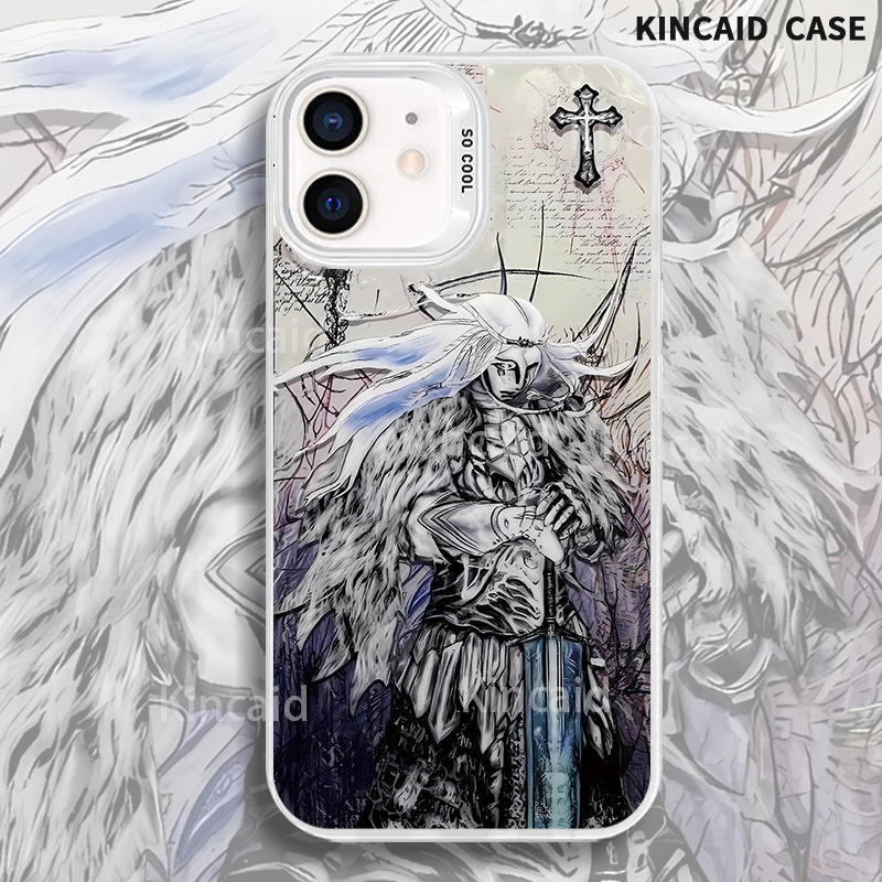 SWORD剑2适用苹果16华为荣耀VIVO小米三星动漫防摔幻影银手机壳