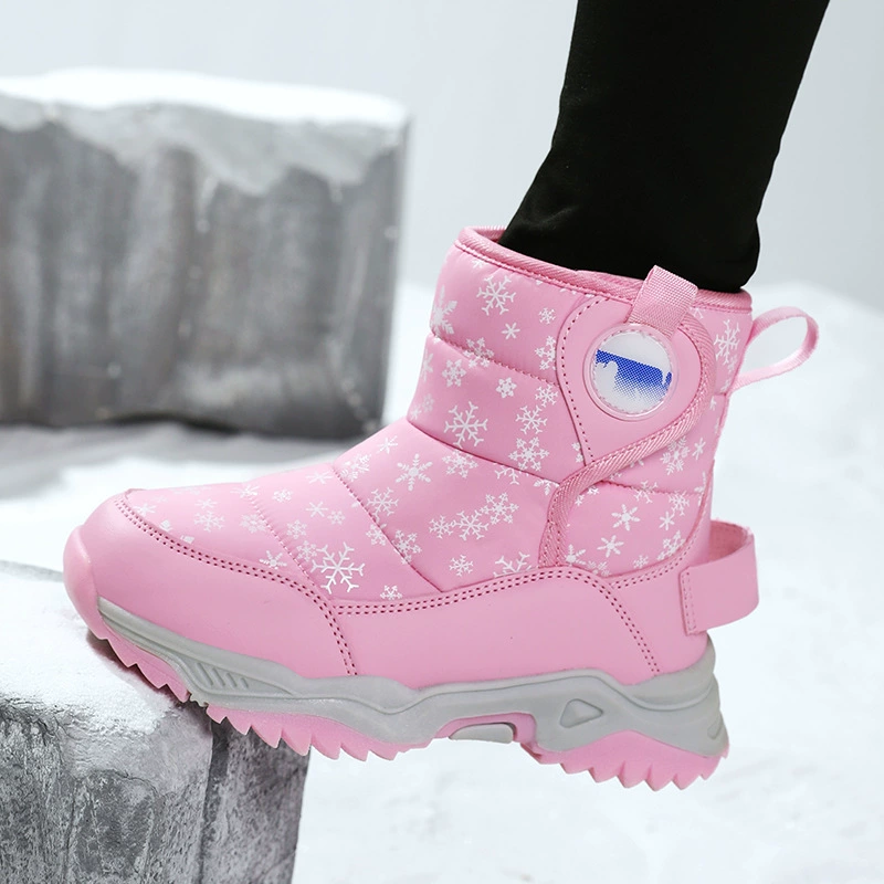 Winter high children's keep warm boots for men and women, Korean style
