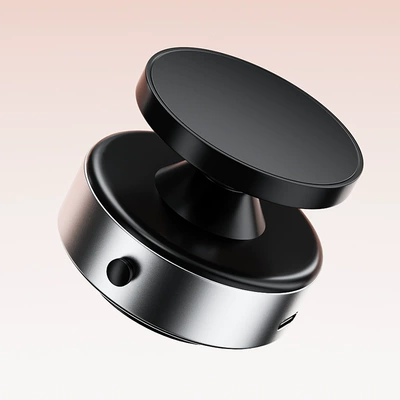 Car phone holder Wireless Charging Navigation Bracket - silver-ordinary-style