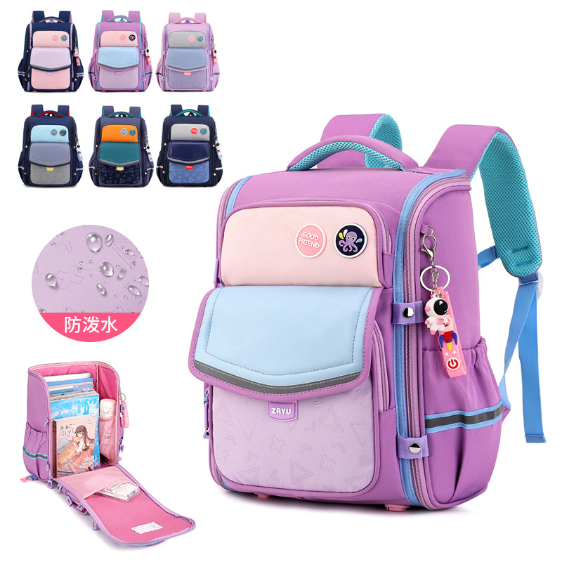 Mochila escolar de gran capacidad para niños y niñas, mochila escolar resistente a la suciedad, 6 - 12 años de edad, bolsas escolares