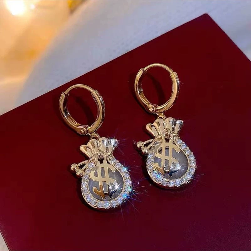 Серьги, серебряная игла, интернет-знаменитость, образец серебра 925, 2024 год