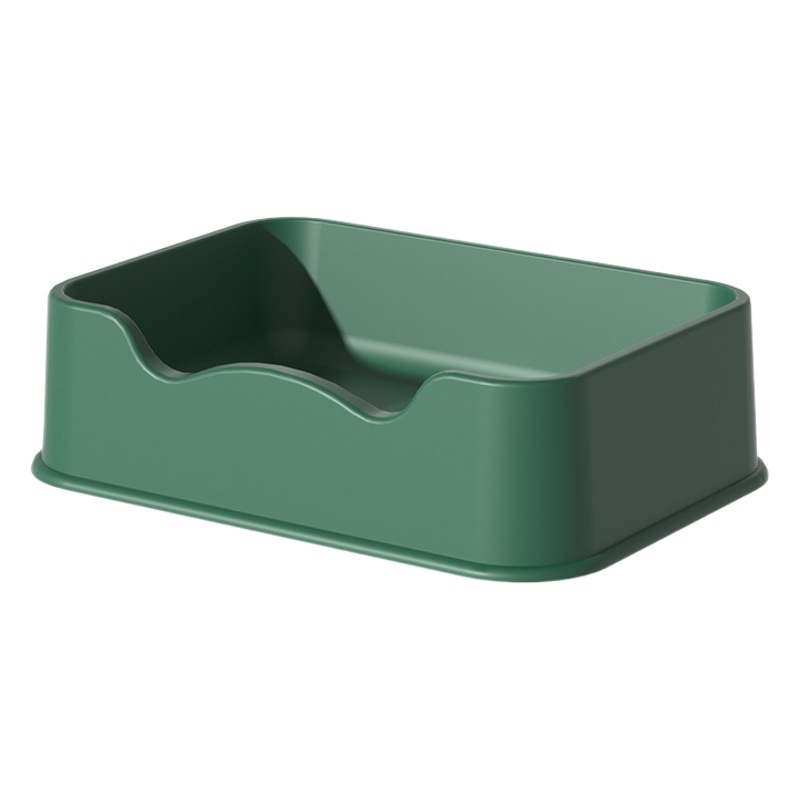 Fabricantes al por mayor caja de arena para gatos grande cuadrado anti-Splash caja de arena para gatos semi-cerrada gato inodoro gato limpio