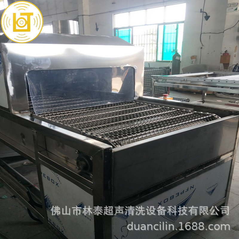 五金冲压件清洗机 通过式高压喷淋清洗烘干设备
