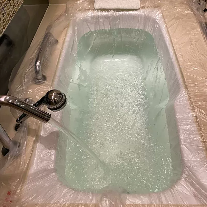 Одноразовая специальная ванна встраиваемая негабаритная поездка в отеле ванна ванна сумка утолщенная спа-салон для салонов красоты