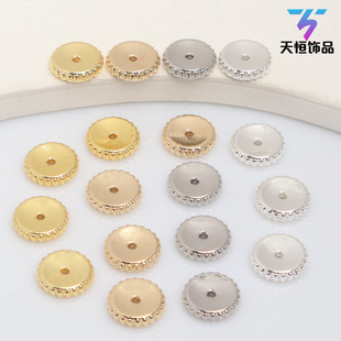 14K����ɫ����A�λ�߅��Ƭ�ֹ�ɢ�� diy ������Ʒ�������