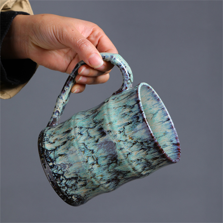 Ceramic Coffee Mug Nordic Creative Style Large Capacity Cup_voghion.com