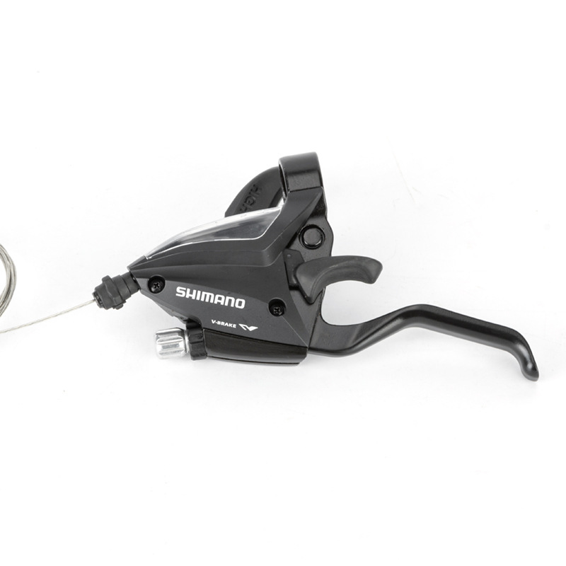 Dedo de la bicicleta Dial bicicleta de montaña posicionamiento de velocidad palanca EF500 delantero y trasero 24S8S de una sola pieza manija del freno de transmisión