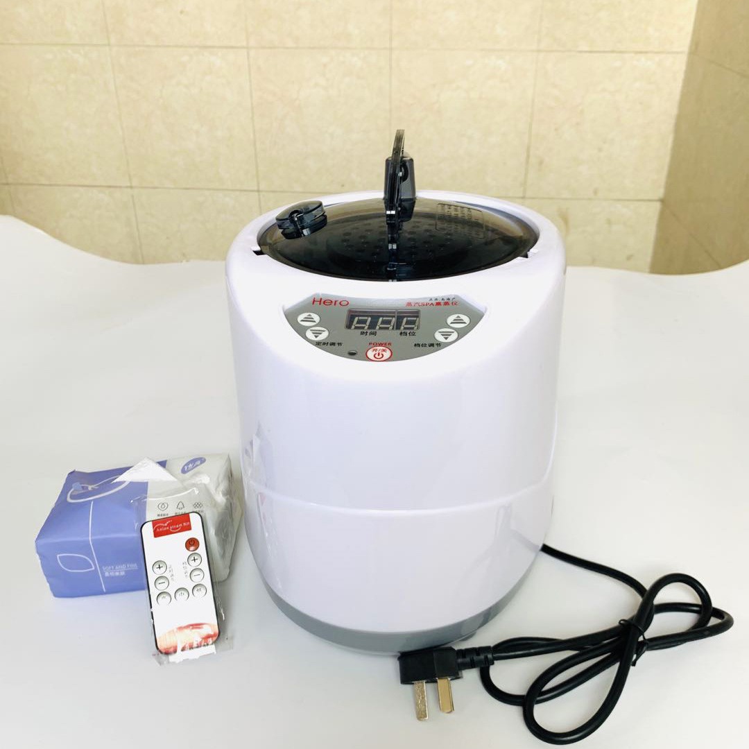 Cilindro de porcelana urno 3,2 L máquina de vapor caja de baño sauna máquina de vapor 1500W sudor vapor olla vapor instrumento