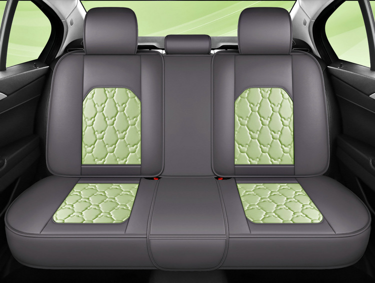 Cross-Border Foreign Trade Car Seat Cushion Leather Material Cover Four-Season Universal Car Seat Cushion Chair Cover Perforated Breathable Seat Cover
