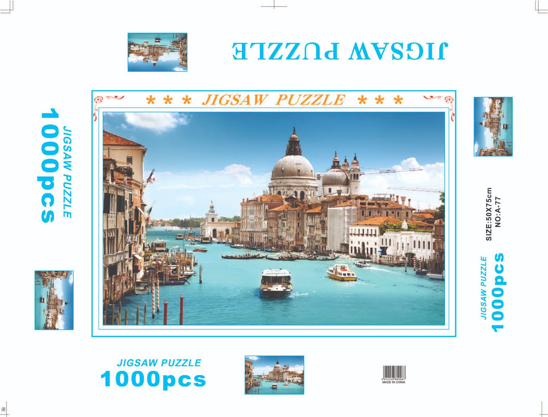 Rompecabezas para adultos 1000 piezas de papel dibujos animados paisaje alta dificultad cerebro quema juego juguetes educativos puesto en el mercado nocturno pequeños productos