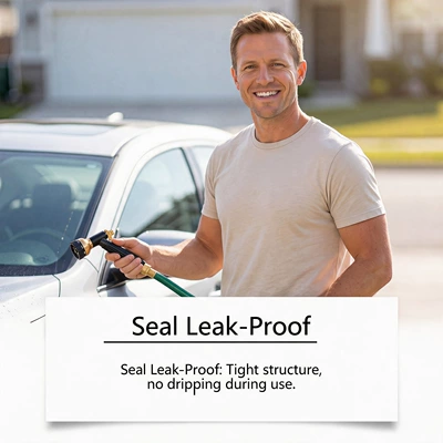 powerful water stream to effectively wash and clean – High pressure car wash water gun