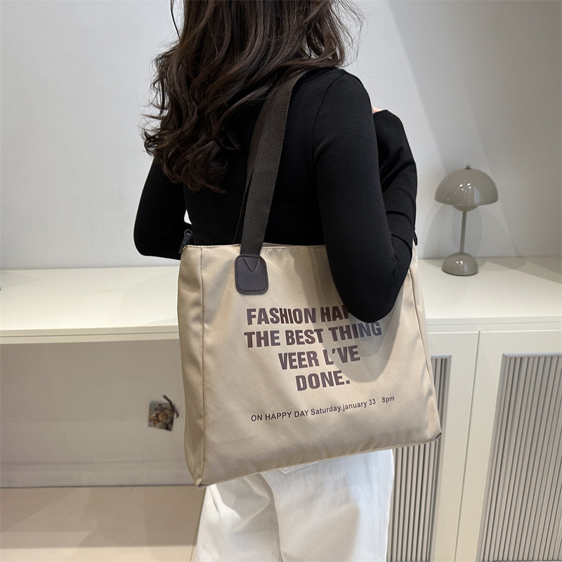 Bolsa de viaje de gran capacidad para mujeres 2022 nueva bolsa de lona de hombro, bolso de la universidad, bolsa de clase.