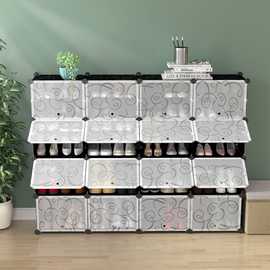 简易鞋柜家用客厅鞋靴组装收纳柜现代简约宿舍出租房可用储物鞋架