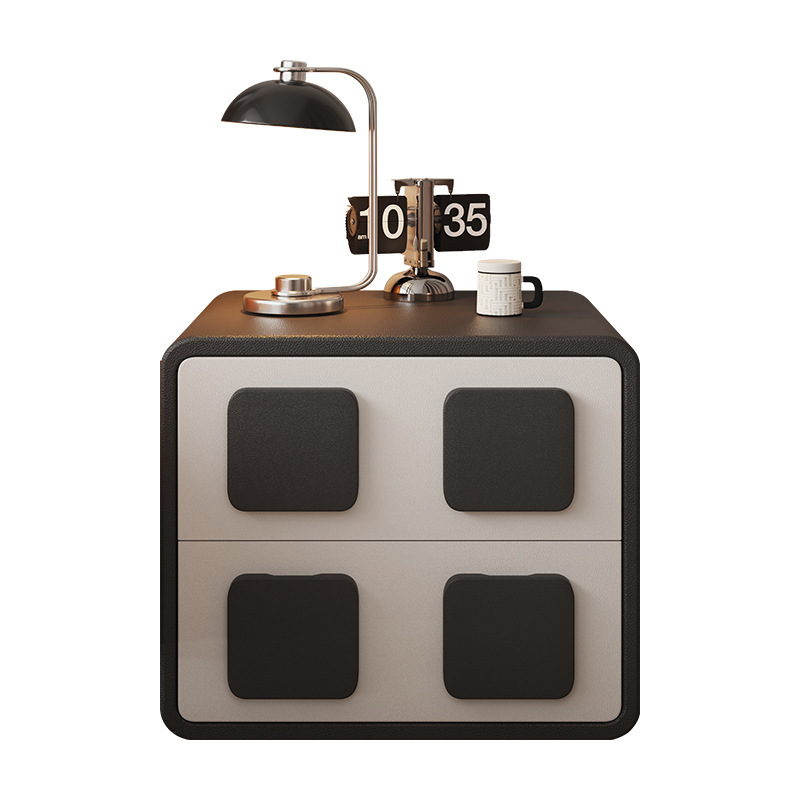 Cabina de cabecera de madera maciza dormitorio simple casera de almacenamiento junto a la cama moderna creativa gabinete de combinación libre sala de estar armario de almacenamiento