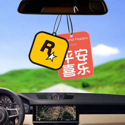Car air freshener pendant car air freshener essential oil pendant car interior decoration light fragrance home goods solid car decoration 