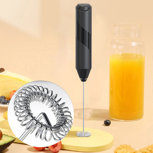 Cross-border dropshipping handheld electric milk frother multi-functional cream whipper small wireless milk foam maker