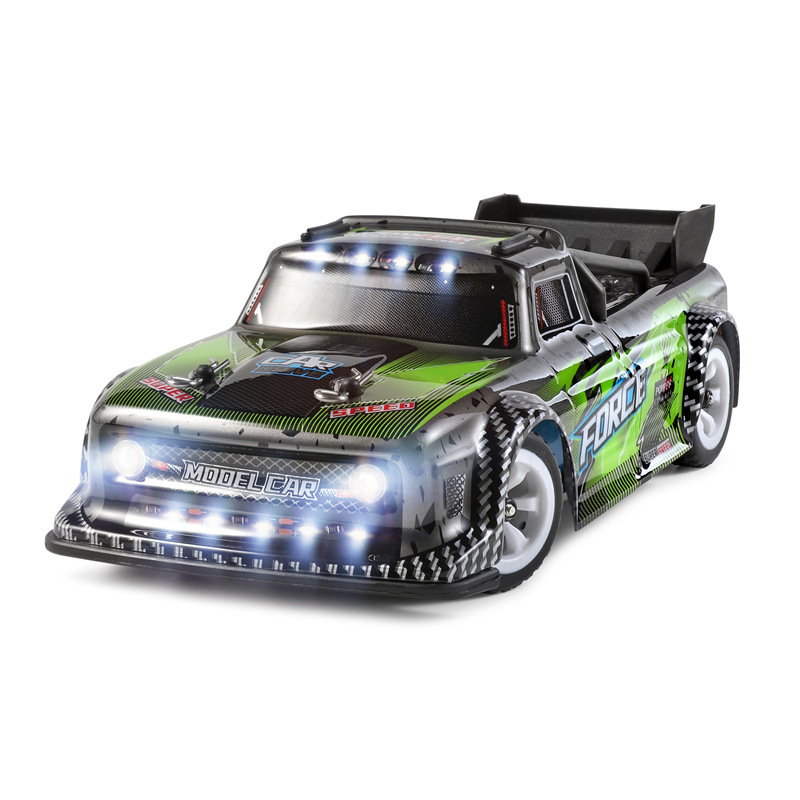 Cross-border Weili 284131 remote control car 1: 28 electric four-wheel drive short card alloy chassis with light electric drift