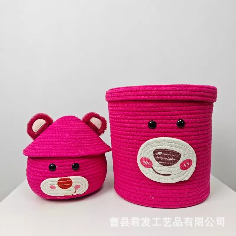 Woven storage basket, storage system, toy, storage box, DIY