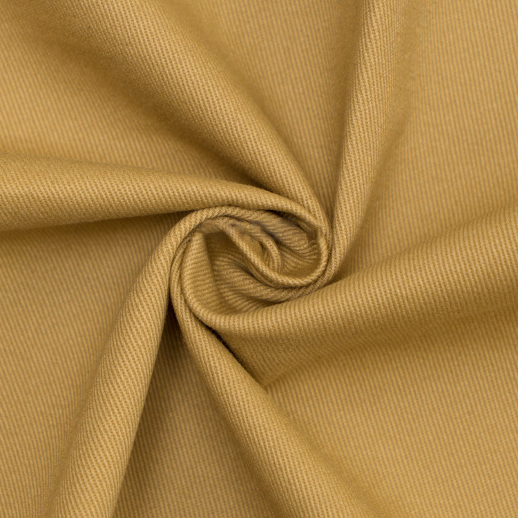Tejido de inventario al por mayor 100% algodón 16 * 10 tela de algodón twill gruesa