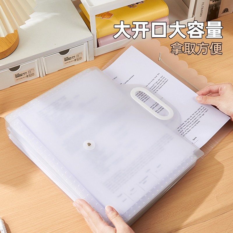 Bolsa de órgano portátil Carpeta bolsa de archivo gratis categoría Índice de clasificación etiqueta bolsa de almacenamiento de papel transparente LIBRO DE INFORMACIÓN image 4