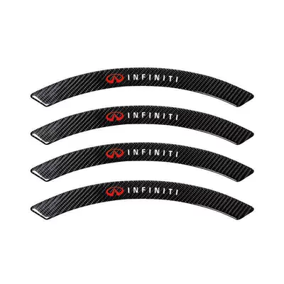Qapı və bamper qoruyucu zolaqlar — wheel arch decorative strips, thickened - england-philippines-nigeria-indonesia-carbon-fiber-wheel-arches-4-piece-set-unpackaged