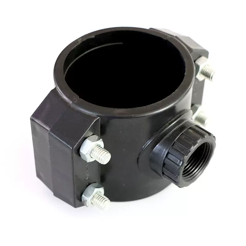 农用马鞍座增接口大棚节水灌溉工具配件园林PE鞍座分水 PE鞍座